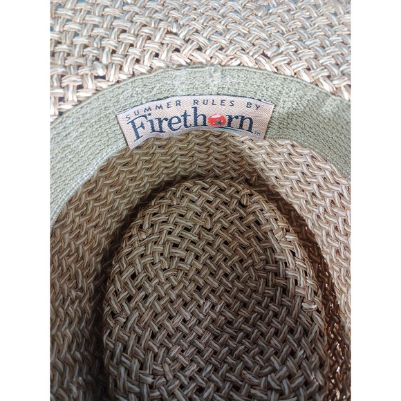 Firethorn Natural Straw Hat Multicolor Braided Ribbon Tassel - Picture 7 of 16